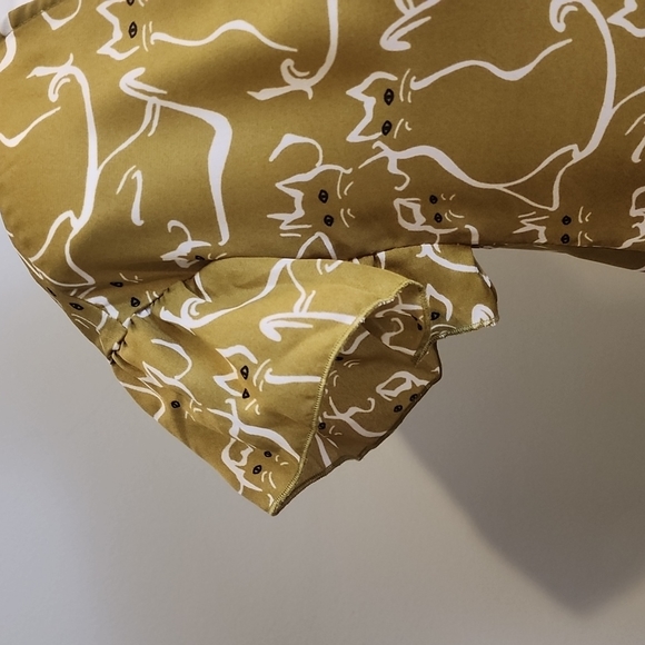 SHEIN Golden Cat Dress with Drop Waist - Picture 4 of 11